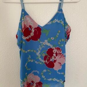 Tommy Hilfiger Blue Floral Camisole